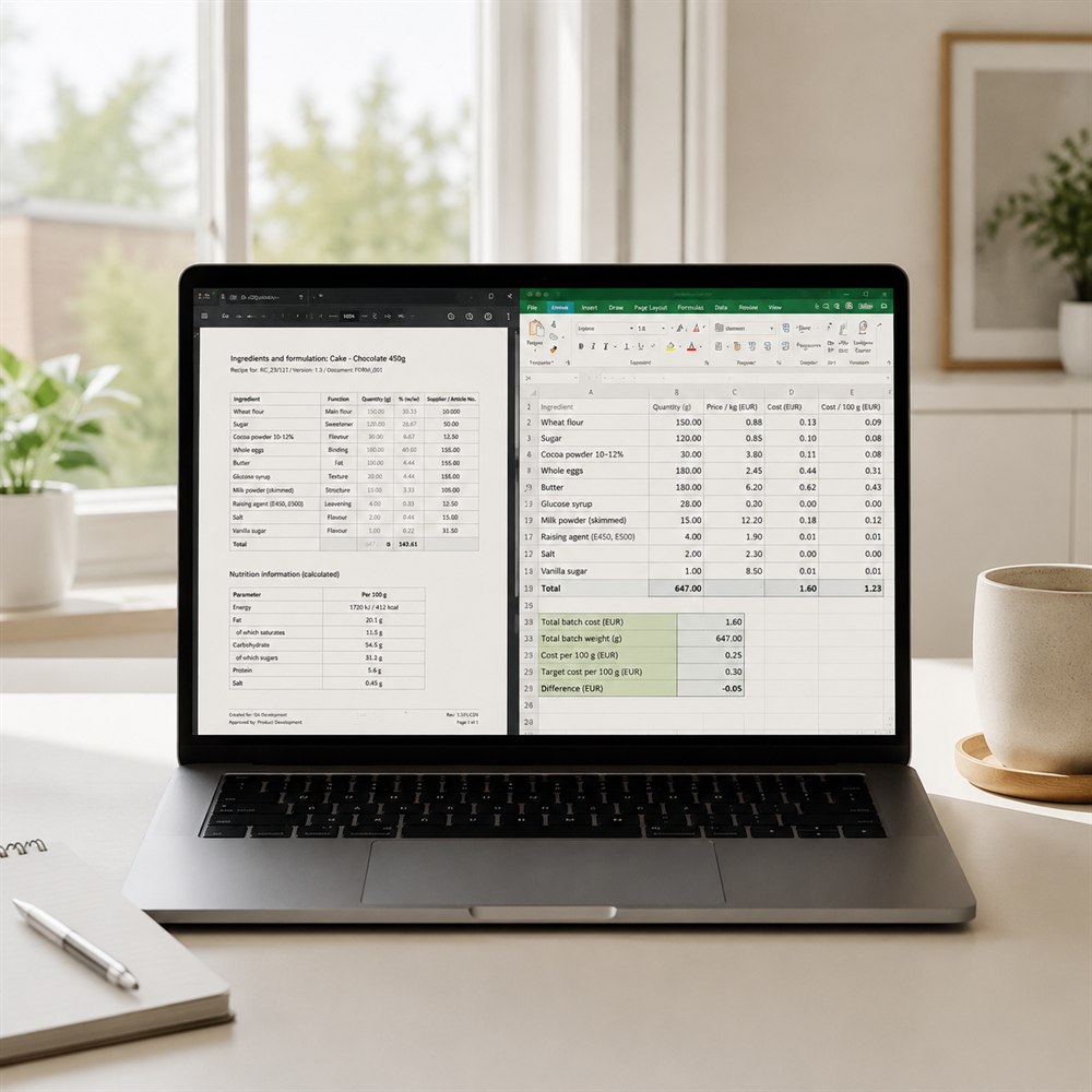 Ručná kalkulácia nákladov: PDF databáza a Excel prepočet